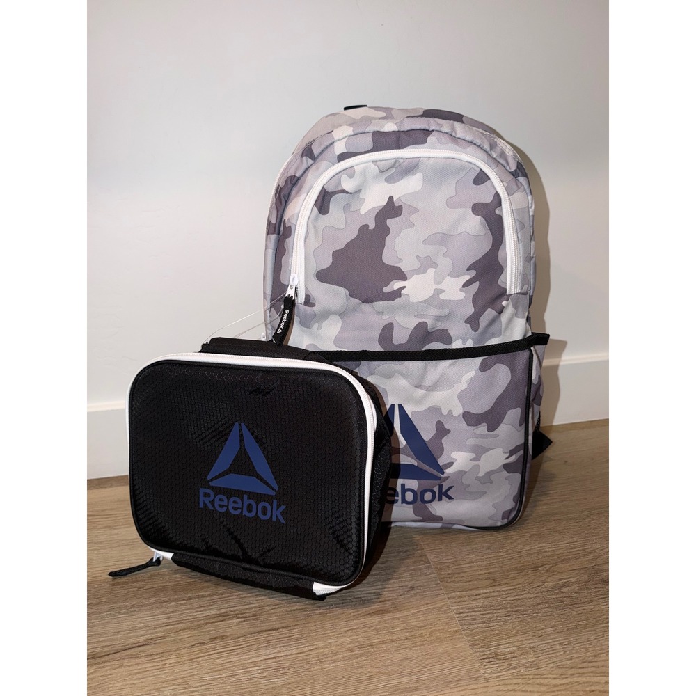 Boys Reebok backpack with lunch box